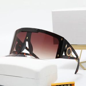 Nya integrerade prydnadssolglasögon för män svarta solglasögon man trend färg stor storlek kör adumbral skådespel ram cykling överdimensionerade solglasögon