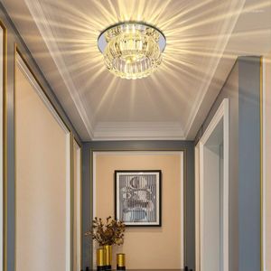 天井のライト導入ライト5Wクリスタルカラフルな照明エントランスダウンライトフィクスチャーシャンデリアランプインテリアモダンファッション装飾デザイン