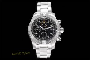 TF 2023Nuovi orologi cronografo diametro 45mm cinturino in tela di nylon 7750 movimento cronografo zaffiro specchio orologi di design