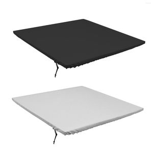 Tala de mesa 90cmx90cm Tampa quadrada lavável para sala de jantar ao ar livre em casa