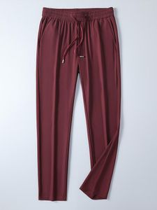 Pantaloni da uomo Pantaloni sportivi lunghi leggeri estivi Uomo Pantaloni dritti maschili chino casual in nylon di raffreddamento traspirante