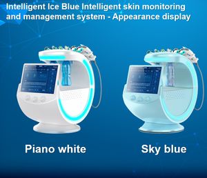 ice blue hydra peeling oxygen jet facial machine solution Exfoliating treatment Hydradermabrasion Mask Led pdt therapy Hydrodermabrasion 6 in 1 for home and beauty