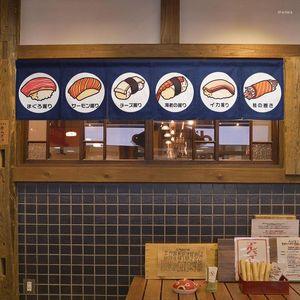 커튼 일본식 일본식 수평 이자카야 스시 레스토랑 도어 부엌 식당 배설물 바구리 장식 짧은 메뉴
