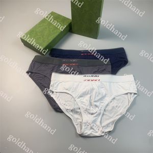 Mens Briefs Sexy Underpants Designer Classic Men Printed Underwear Luxury Brand Summer Breathable Male Boxers