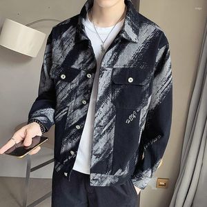 Men's Jackets 2023 Spring And Autumn Men's Coat Basic Jacket Fashion Brand Clothes Work Shirt Long Sleeve Tactical Boyfriend