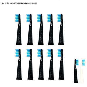 Tandborste 10st Seago Electric Tooth Brush Heads Replacement Sonic Care 899 Set 10 för SG910507958515949575551 230517