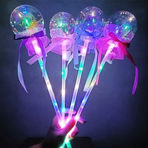 Flash Fairy Stick Party Children's Glowing Toys Pop Balls Star Ball Magic Wand Led Lamp Toy Cheering Stick