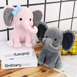 Baby Elephant Doll Animali di peluche ripieni che rilassano bambini carini che dormono con peluche giocattoli regalo di compleanno ragazza