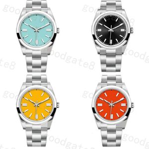 124300 zegarków Women 2813 Projektanci zegarków ruchu Wysokiej klasy Luminous Montre Femme Ostra wieczna czarna czerwona męska zegarek Wodoodporny multicolor XB05 C23