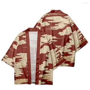 Etniska kläder traditionella japanska kimono cardigan strand shorts sommar streetwear kvinnor män yukata hajuku haori skjorta