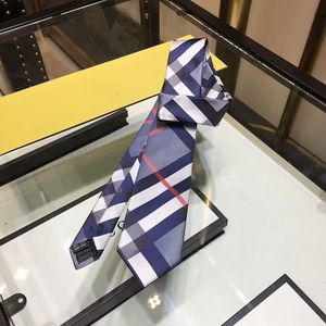 روابط TIES TIE SILK BOY TIE PLAID TIE حفل زفاف عمل رسمي مع صندوق العلامة التجارية