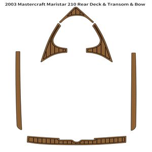 2003 Mastercraft Maristar 210 Bakre däck Transom Bow Boat Eva Teak Deck Floor Pad