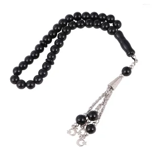 Pendant Necklaces Yoga Accessories Men Tasbih Prayer Beads Moon Gifts String Rosary Women Islam Dhikr Misbaha Necklace