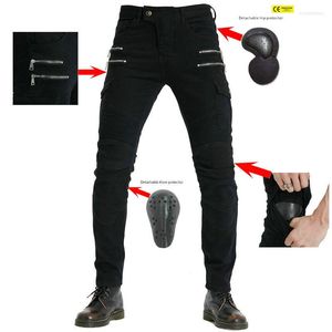 Jeans da uomo Vendite dirette in fabbrica Pantaloni da motociclista larghi da motociclista protettivi da uomo Pantaloni da moto anti-caduta EW-5U