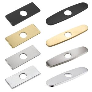 Kitchen Faucets Panel Stainless Steel Tap Cover Deck Plate Bathroom Faucet Escutcheon Hole