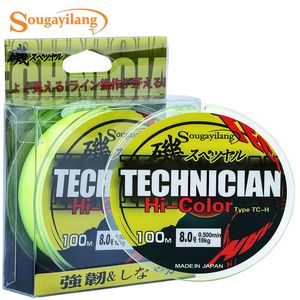 Sougaylang Nylon Fishingine 100m Monofilame Japantal Material Carp Rock Tackle Braid