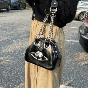 Omuz çantaları moda tasarımı kadınlar boston klein mavi bayanlar küçük crossbody çanta basit retro kadın mini tote çanta çanta