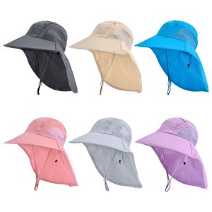 التذكارات Topi Pantai Tabir Surya Luar Ruangan Ember Anak Dapat Disesuaikan Pinggiran Lebar Pelindung UV 230516