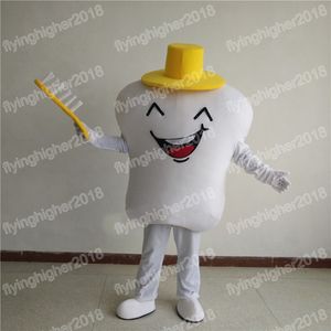 Halloween Tooth Mascot Costume customize Cartoon Anime theme character Xmas Outdoor Party Outfit Unisex Party Dress suits