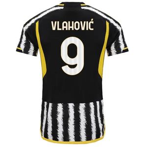 Maglie da calcio 202324 Vlahovic Juventu Maglie da calcio 2024 Bremer Danilo Chiesa Pogba Milik Bonucci di Maria Rabiot Kean Locatelli Kostic Juve Football Shirt Kids K K