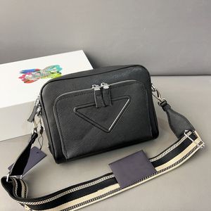 Men Camera Bag Women Shoulder Bag Purse Crossbody Moblie Phone Bags Cross Grain Cowhide Leather Handbag Messenger Bags Small Zero Wallets Top Quality Wide Starp