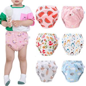 Changing Pads Covers Baby Reusable Diapers Panties Potty Training Pants For Children Ecological Cloth Diaper Washable Toilet Toddler Kid Cotton Nappy 230517