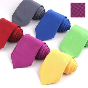 Bow Ties Candy Color Solid Neck For Män Kvinnor Casual Jacquard Slitte pojkar Girls Suits Student Tie Goom Gravatas