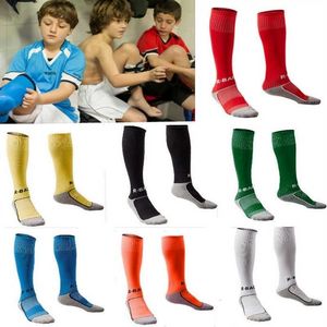 Sports Socks Kids Boy Sport Baseball Football Soccer Plain Long Socks Over Knee High Sock Hockey Boys Soccer Sock J230517