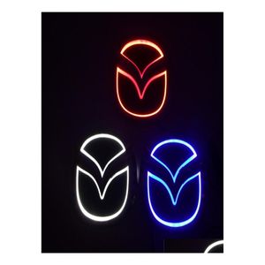 Car Stickers For Mazda 2 3 6 8 Cx7 5D Standard Badge Logo Lamp Special Modified Led Light 10Cm8Cm120Cm955C4215179 Drop Delivery Mobi Otjay