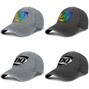 Dairy Queen DQ Ice Cream Gay Pride Rainbow unisex dżinsowa czapka baseballowa wyposażona chłodna urocza stylowe czapki vintage stare logo Old222J