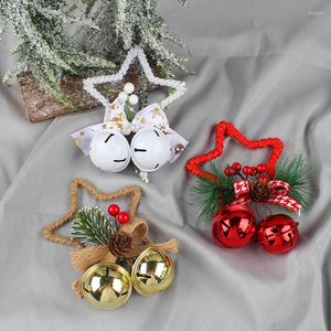 Forniture per feste Decorazioni natalizie Jingle Bell Decorazioni per l'albero di Natale Ornamento per la casa 2023 Anno regalo Navidad