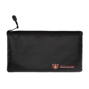 Ювелирные мешки с огнестрельным документом сумки для документов водонепроницаемы и сумки с застежкой для iPad Money Storage
