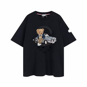 Mens camiseta masculina, camiseta de luxuosa tecido de algodão, traje de pescoço redondo de manga curta masculina cor de cor sólida feminina camiseta de impressão de camisa de tamanho grande camiseta branca preta