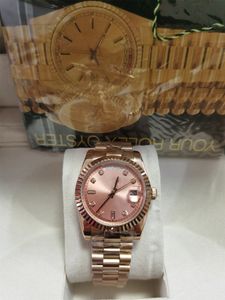 With Original Box Luxury Watches rose gold Steel Bracelet 40mm 228235 228239 Stripe Dial Automatic Fashion Men's Watch Wristwatch