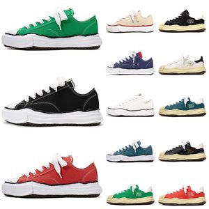 MMY Maison Mihara Yasuhiro Sapatos de Melhor Qualidade Casual Lona Mens Mulheres Preto Branco Sole Sneakers Toe Cap Wayne Designer Original Luxo Couro Corredores Ao Ar Livre