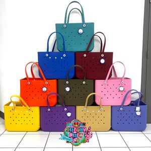 Модная мужская летняя сумка Bogg, роскошный органайзер, ПВХ пластик, пляжная корзина, дизайнерская большая вместительная сумка, женский клатч, складское хранение, дорожная сумка для багажа