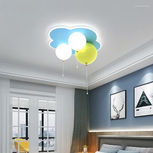 Chandeliers LED Pendant Lamp Modern Creative Balloon Design Chandelier For Living Dining Room Kid's Bedroom Study Indoor Lighting Decor