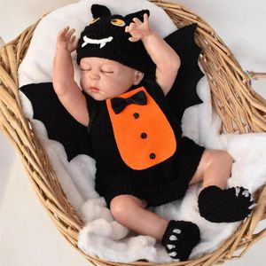 Clothing Sets Born Infant Baby Boys Girls Clothes Bowknot Devil Halloween Cosplay Costume Sleeveless Wing Romper With Hat Outfits Set#g3