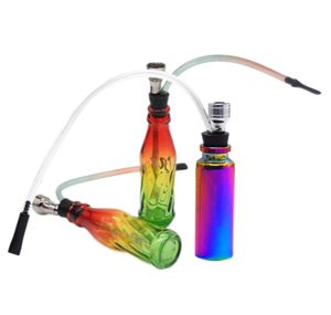 Cachimbo de filtro criativo fumar cachimbos de garrafa de coca de vidro exclusivos populares, bong de vidro por atacado, acessórios de narguilé de vidro, entrega aleatória de cores,