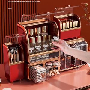 Förvaringslådor Makeup Organizer Drawer Badrum kosmetisk läppstift container ansiktsmaskpulver 5-stycke uppsättning