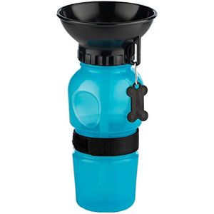 Dog Water Bottle BPA Garrafa de água portátil grátis | Garrafa de água portátil portátil à prova de vazamentos para caminhadas e viajador de pratos de viagem seguro