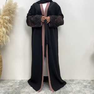 Abbigliamento etnico Estate Musulmano Abaya Donna Kaftan Khimar Jilbab Abito da preghiera Eid Mubarak Abbigliamento Islam Abayas Dubai Luxury Frenulum