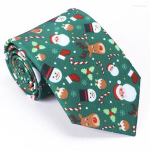 Bow Ties Chirstmas kravat moda 8cm el yapımı ipek kırmızı yeşil Noel baba kardan adam kravat okul çocuk partisi festivali Noel boyun