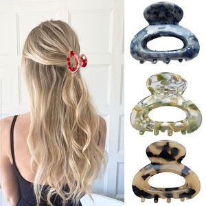 Fermagli per capelli Barrettes Sweet Mini fermaglio per capelli in acetato per donne Ragazze Hair Claw Chic Barrettes Granchio Forcine Styling Claw Clips Accessori per capelli moda 230517