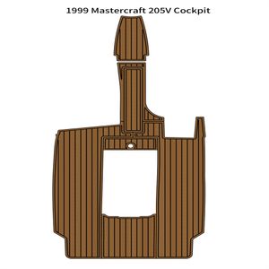 1999 Mastercraft 205v Cockpit Pad Boat Eva Foam Faux Teak Deck Floor Tapete