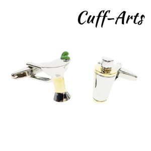 Cufflinks for Men Shaker and Glass Martini Cufflinks Mens Cuff Jewelry Mens Gifts Vintage Cufflinks Gemelos by Cuffarts C10370