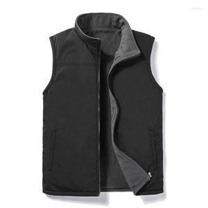 Men's Vests Men Sleeveless Vest Jacket 2023 Autumn Winter Casual Warm Waistcoat Outwear Male Outdoor Sports Gilet Coat Chaleco Hombre