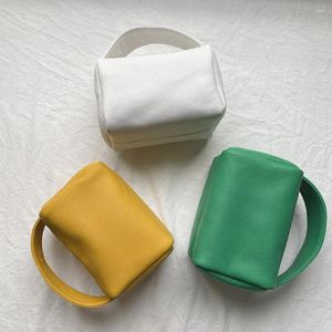 Bolsas de noite bolsa de couro genuíno bolsa de coloração cinza dama da senhora