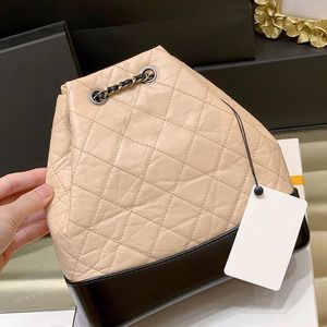 Styl plecaka cc hobo Torby szkolne z łańcuszkiem Projektant Prawdziwa skóra Luksusowe męskie Białe Torby na ramię Kopertówki Plecaki Crossbody Damskie Na co dzień Torba na książki