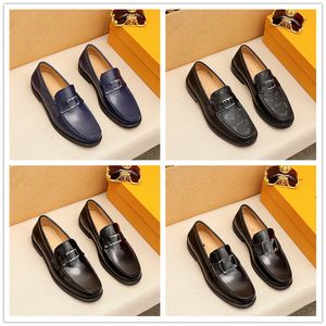 Top Quality Brand Men Dress Shoes Genuine Leather Slip on Wedding Office Party Designer Dress Shoes loafers Moccasins Brown Black Formal Oxford Shoes Plus Size 38-45